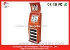 19" Floor Standing Dual Screen Kiosk IP65 Interactive With Durability