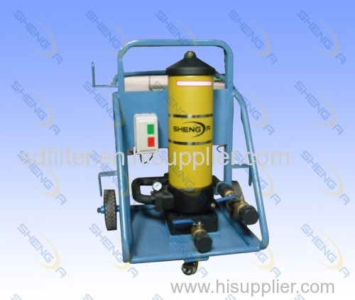 Pall replacement movable oil cleaning machine