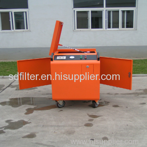 LYC-L series movable oil purifier with an oil box
