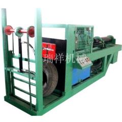 Waste tire wire debeader