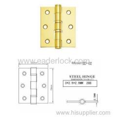 Iron square wood door hinge