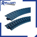 Slat top modular plastic conveyor chain 4014 for machinery with food grade material