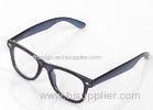 Big Round Optical Eyewear Frames For Men , High Viscosity PC Plastic , 54x19x143mm