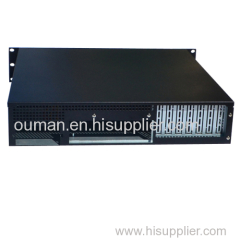 2u rackmount server case with lcd