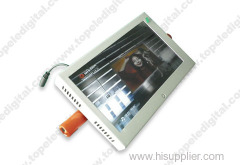 10.1inch lcd advertising monitor with internal battery for shopping trolley/cart