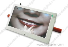 10.1inch lcd advertising monitor with internal battery for shopping trolley/cart