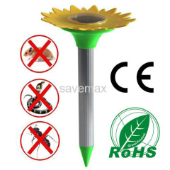 sunflower solar mole repeller