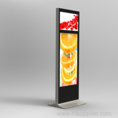 55inch + 32inch dual-screen Airport LCD digital video kiosk