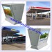 21.5inch 1,000nits dual-screens with water-proof case lcd monitor for gas station