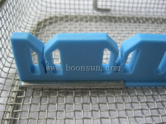 silicone instrument holder/silicone strip for sterile basket