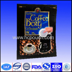 top quality matt black coffee bag
