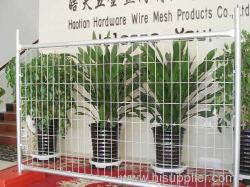 2.1*2.4M mesh size 60*150mm Welded Temporary Fence Panel Long-lasting