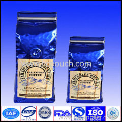 side gusset coffee packaging bag with valve