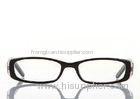 Blue / Black Plastic Optical Frames For Kids Glasses , Rectangular Shaped