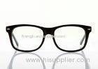 Round Large Plastic Eyeglass Frames For Women In Fashion , Brown Retro Style