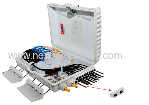 16 core fiber optic distribution box