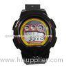 Multifunction Unisex PU Wristband Sport Watch LCD Display