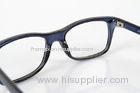 Men Plastic Optical Frames For Round Face , Popular Square Plastic Eyeglass Frames