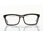 Popular Men Plastic Optical Frames For Wide Faces , Large Square Shaped