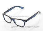 Leopard Print Full Rim Eyeglasses Frames Vintage For Youth , Comfortable