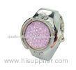 Metal Elastic Ring Finger Watch Waterproof Crystal Sheffield Ring Watch