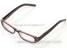 CP Plastic Thin Optical Frames For Kids For Decoration Frames Glasses , Coffee Color