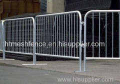 1100x2500MM Hot Dipped Galvanized Crowd Control Barriers With Flat Foot