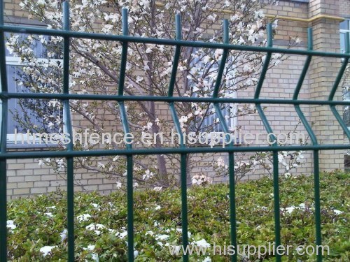 Top quality powder coating welded curved welded fence