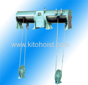 16.Double Hook Wirerope Hoist