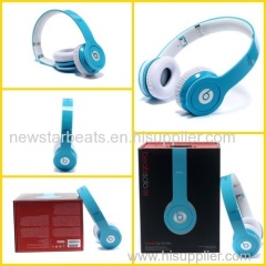 Light blue beats solo hd headphone by dr dre for iphone with new version