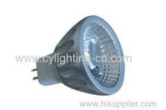 Silvery Round LED Lights With 1W High Power LED