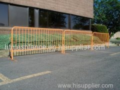 powder coated crowd control barrier