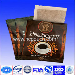 aluminum foil coffee pouch with valve