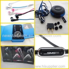 SMS Audio SYNC by 50 Cent earphone in black/white/pink