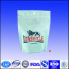 stand up food packaging bag with zipper