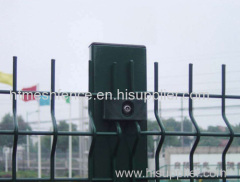RAL 6005 green powder coated europe style fence panel