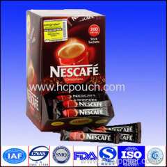 coffee pouch with degassing valve