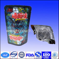 stand up aluminum zipper bags with lock