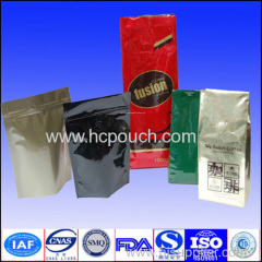 high quality zipper coffee pouch