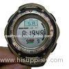Unisex PU LCD Sport Watch Daily Alarm Multifunction Wristwatch