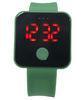 Anti-shock LED Digit Silicone Wristband Watches Ultra-thin Wristwatch