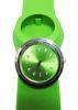 Children Green Slap Watches Lithium Battery Analog Digital Silicone Watch
