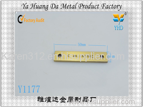high quality metal label Y1177