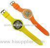 Waterproof Geneva Jelly Silicone Ladies Watches Analog Display