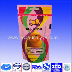 plastic stand up packaging bags