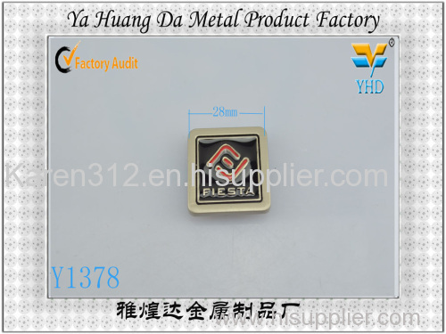 hot sale alloy decorative speciafic label 2014