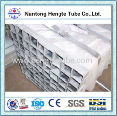 Hot dipped galvanized square steel tube