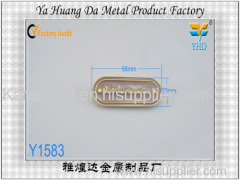 yahuangda hot sale zinc alloy decorative label