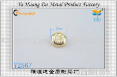 hot sale alloy decorative fashion label