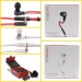 Black/white/red monster ibeats tour powerbeats earphone by dr dre